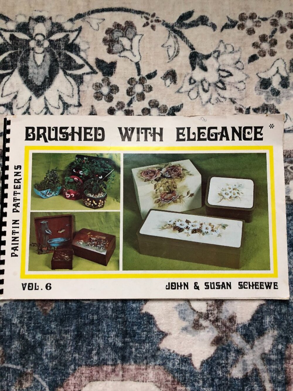 Brushed With Elegence Vol.6 scheewe Vintage 1973 Painting Patterns